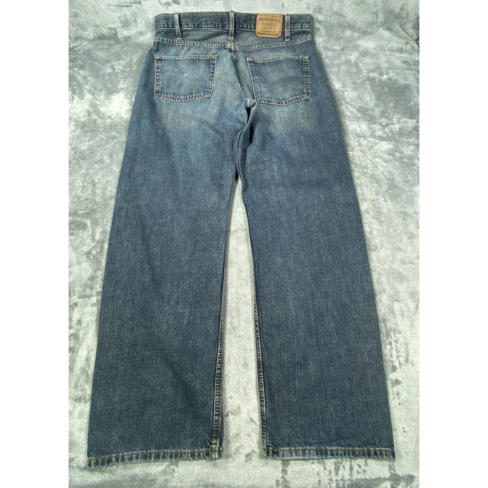 VTG‎ Levis Signature Jeans Men 36x32 Loose Fit Straight Stone Wash Denim Pants